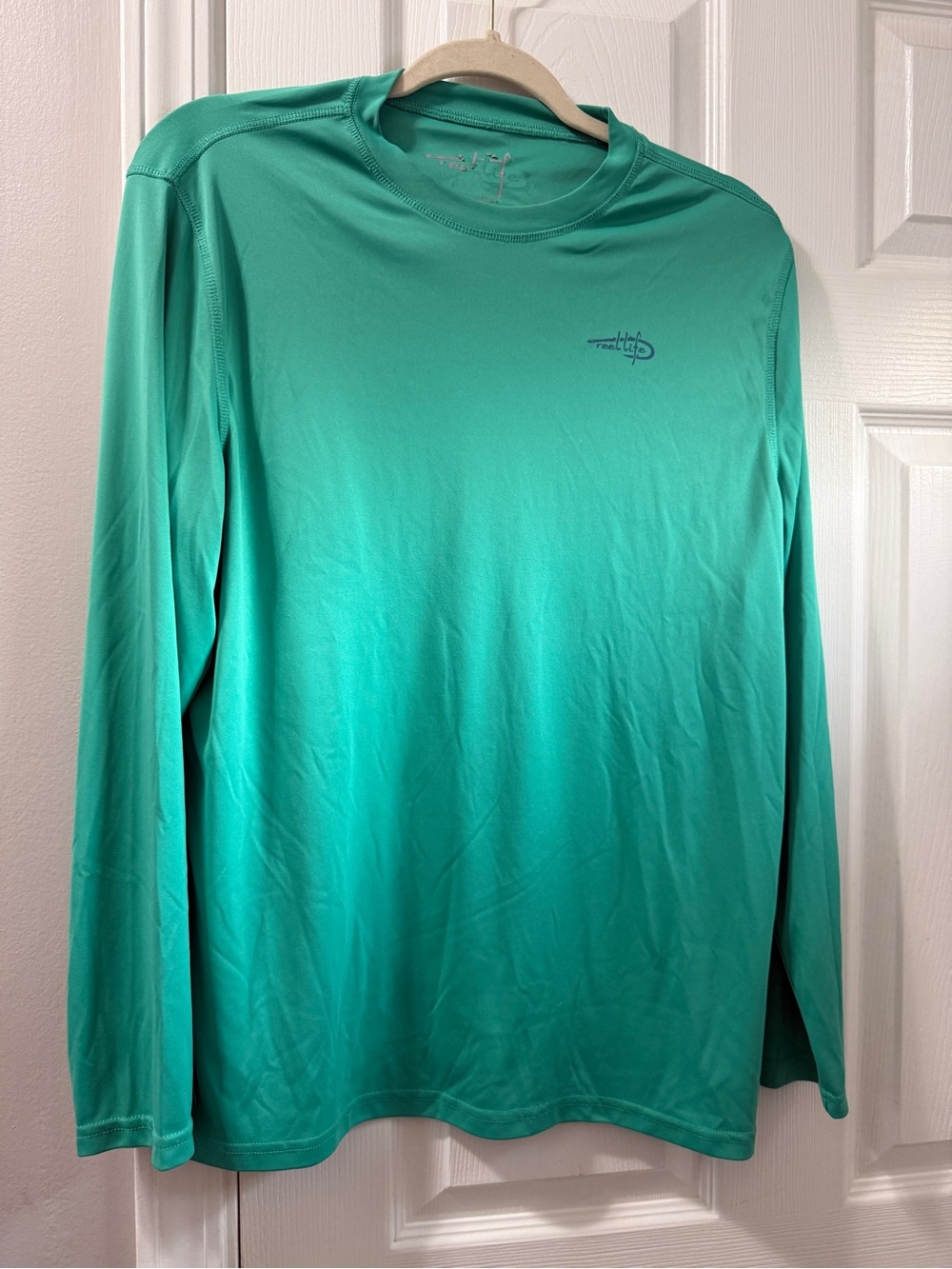 Reel Life Rash Guard Long Sleeve Tee - Teal